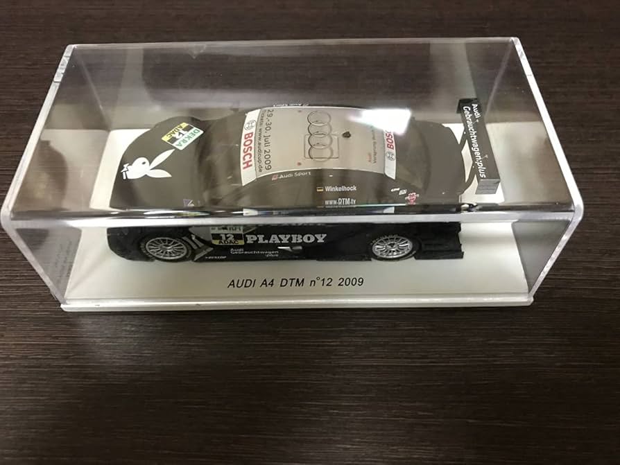Playboy Audi A5 DTM　1/43 ミニカー　フィギュア　アウディ Amazon | 1/43 Spark 【PLAYBOY】 AUDI A4 DTM 2008#12 M.ヴィン